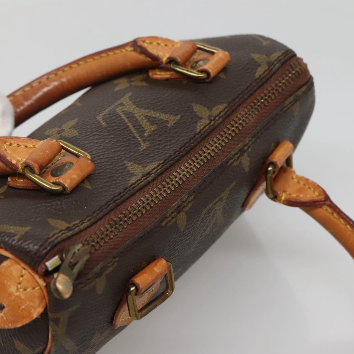 LOUIS VUITTON Monogram Mini Speedy Hand Bag M41534 LV Auth 134754