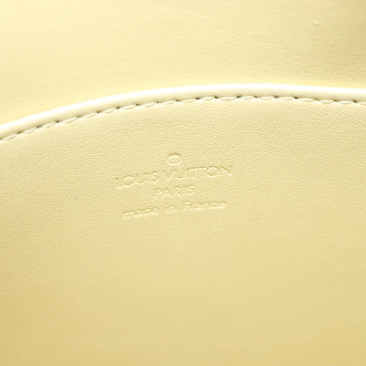 LOUIS VUITTON Monogram Vernis Marley Backpack Yellow M91040 LV Auth 134759