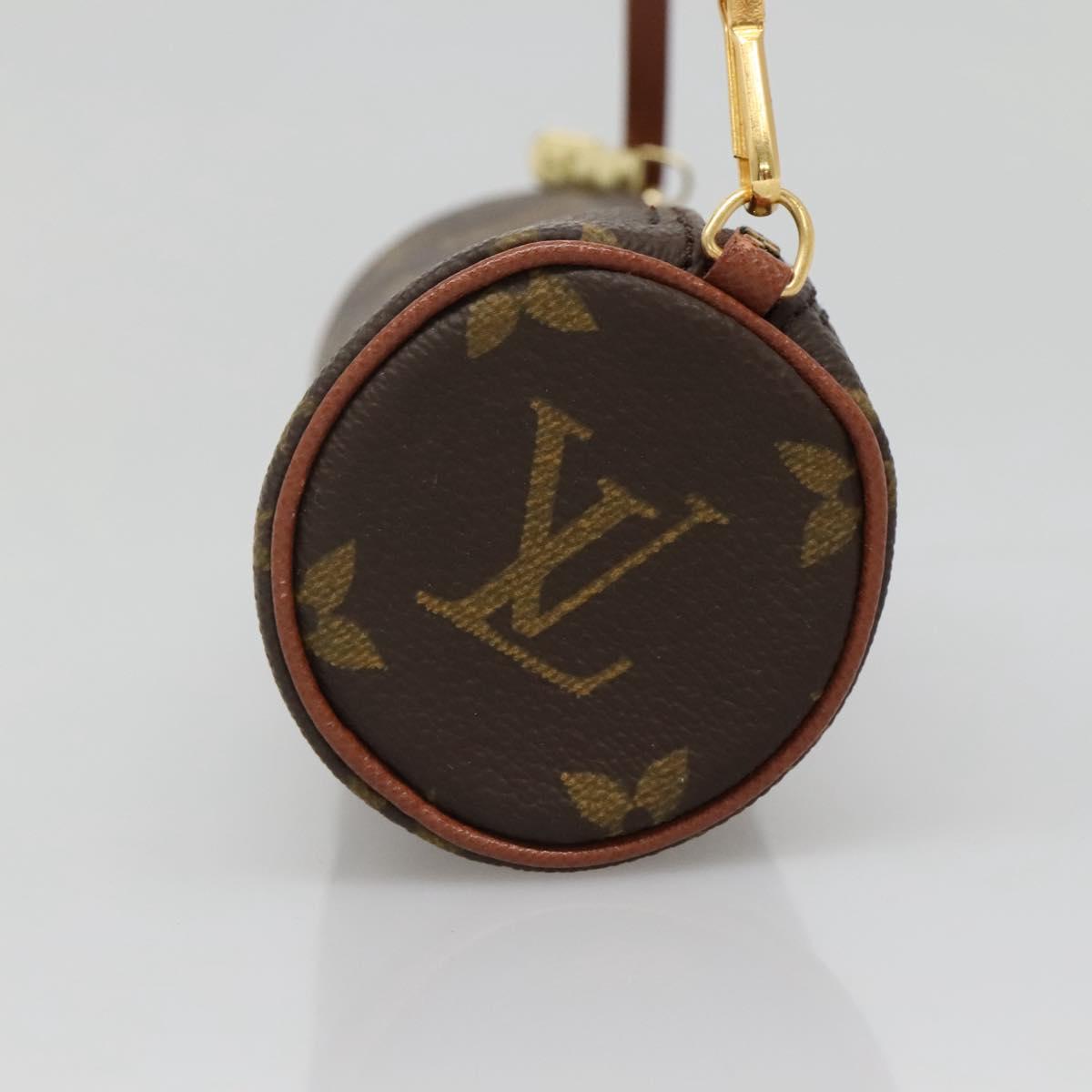 LOUIS VUITTON Monogram Papillon Pouch LV Auth 134775