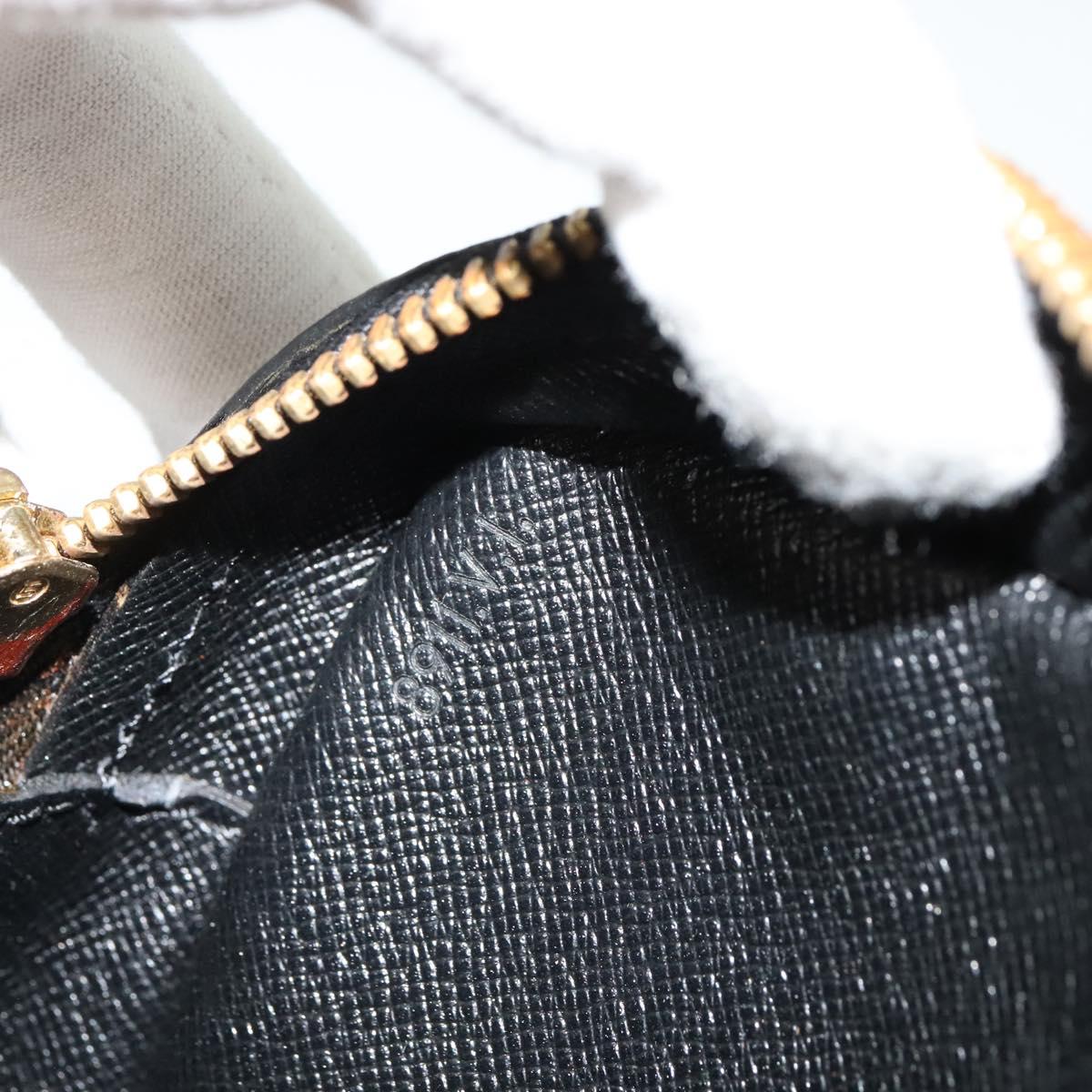 LOUIS VUITTON Epi Jeune Fille MM Shoulder Bag Black M52152 LV Auth 134781