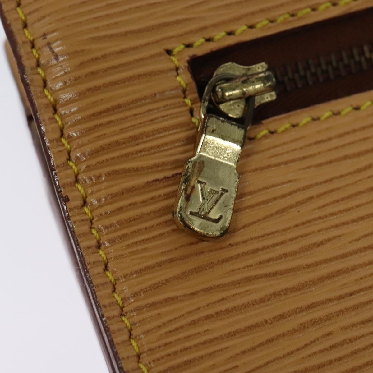 LOUIS VUITTON Epi Angian Shoulder Bag Beige M52116 LV Auth 134788