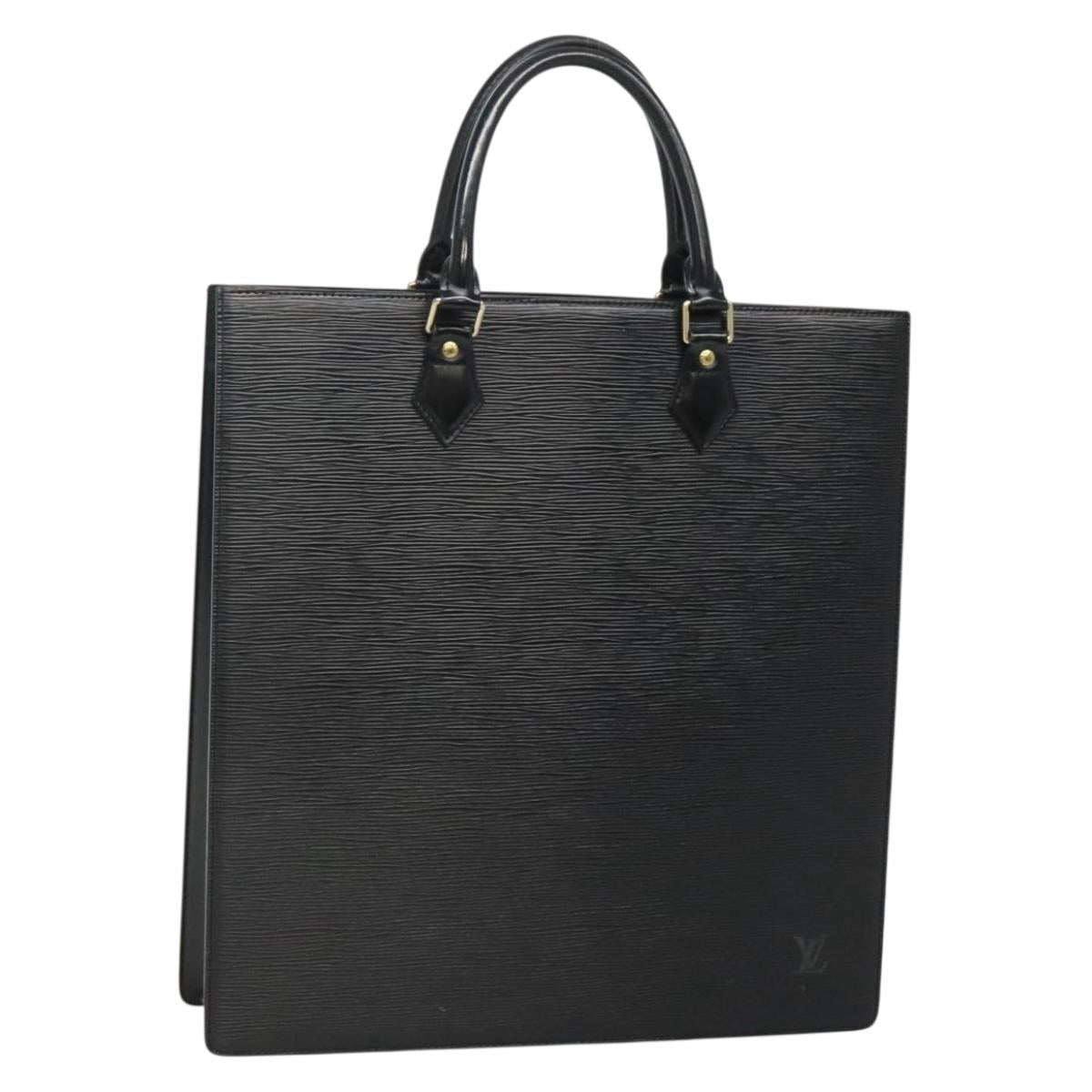 LOUIS VUITTON Epi Sac Plat Hand Bag Black M59082 LV Auth 134789