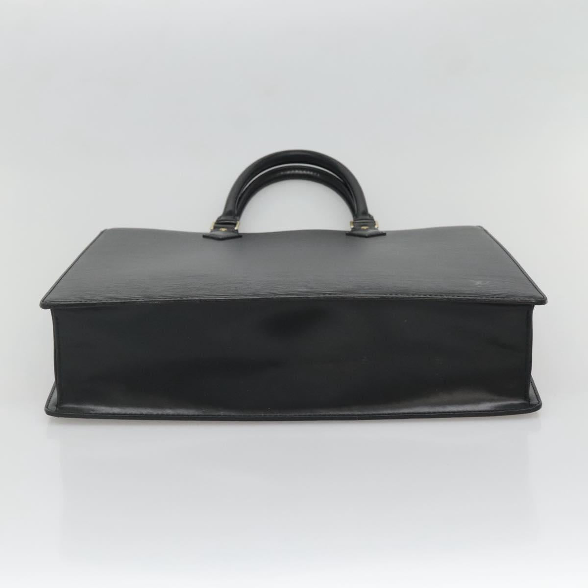 LOUIS VUITTON Epi Sac Plat Hand Bag Black M59082 LV Auth 134789
