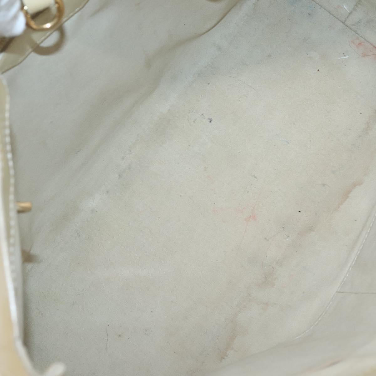 LOUIS VUITTON Monogram Vernis Wilshire MM Hand Bag Broncorail M91441 Auth 134792