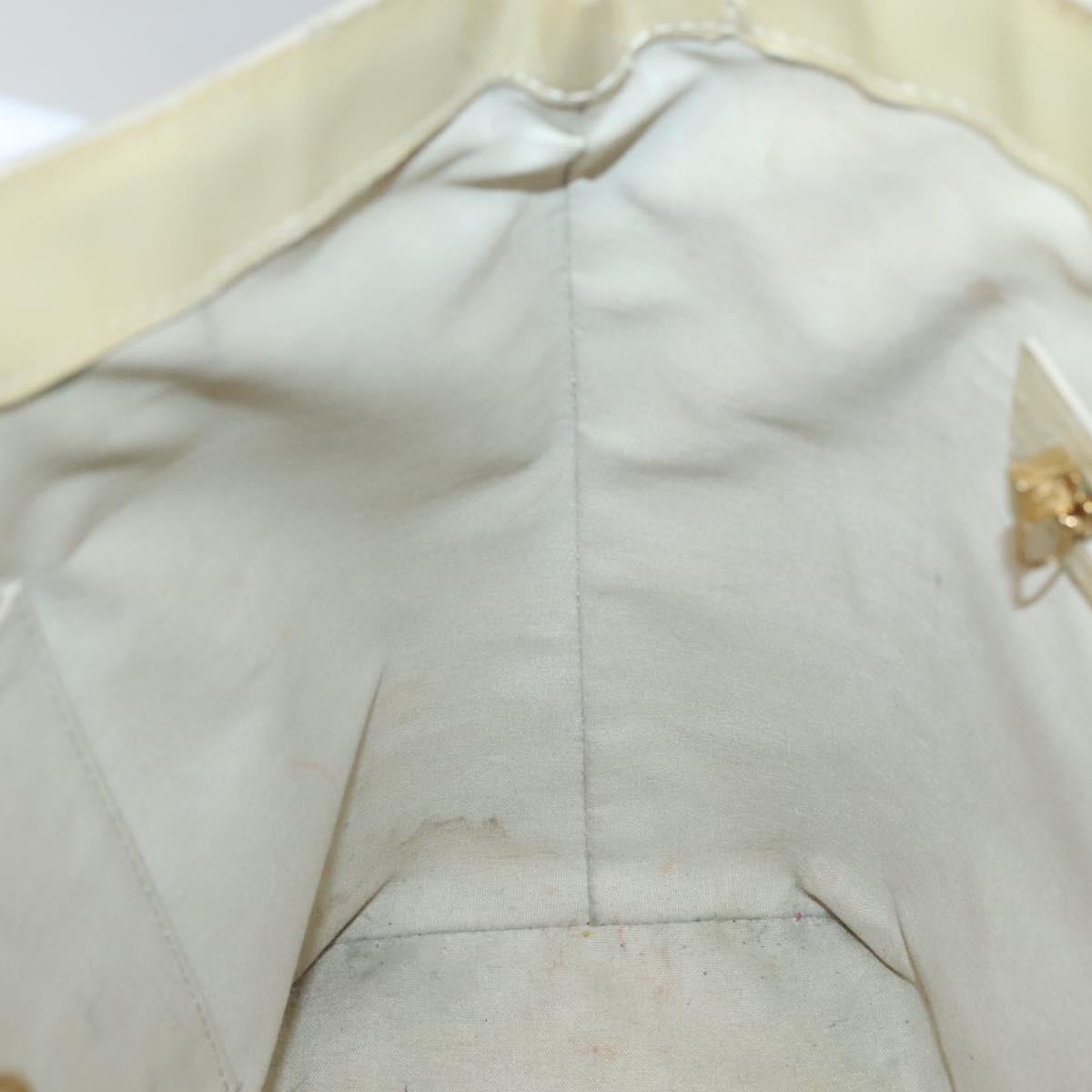 LOUIS VUITTON Monogram Vernis Wilshire MM Hand Bag Broncorail M91441 Auth 134792