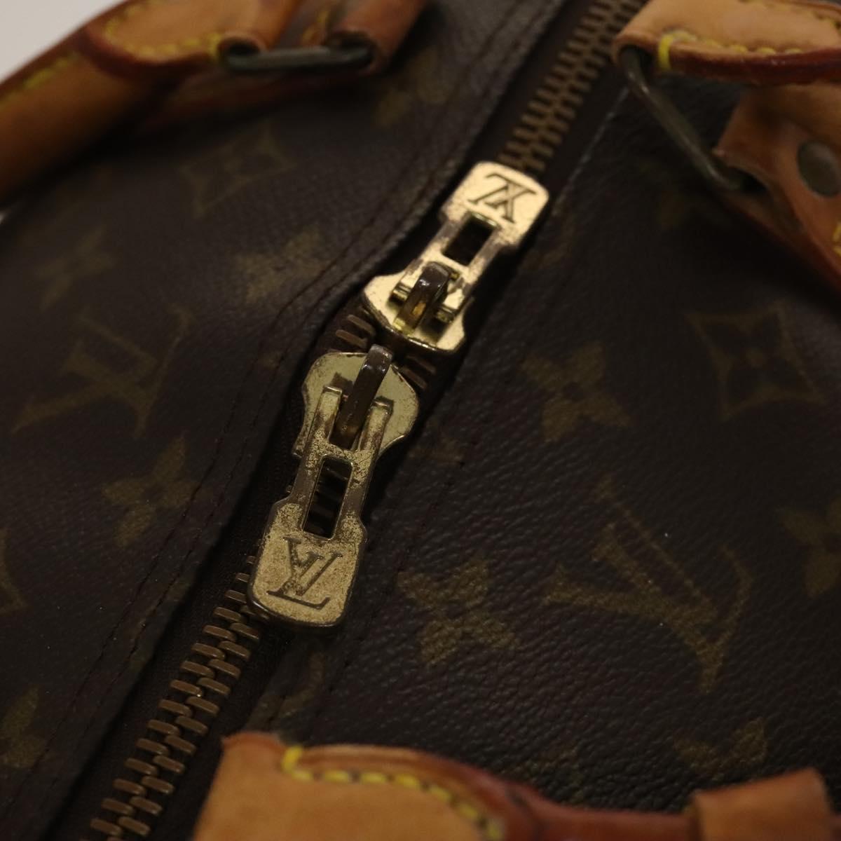 LOUIS VUITTON Monogram Keepall Bandouliere 60 Boston Bag M41412 LV Auth 134797