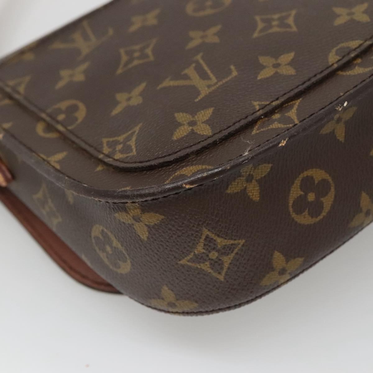 LOUIS VUITTON Monogram Saint Cloud MM Shoulder Bag M51243 LV Auth 134803