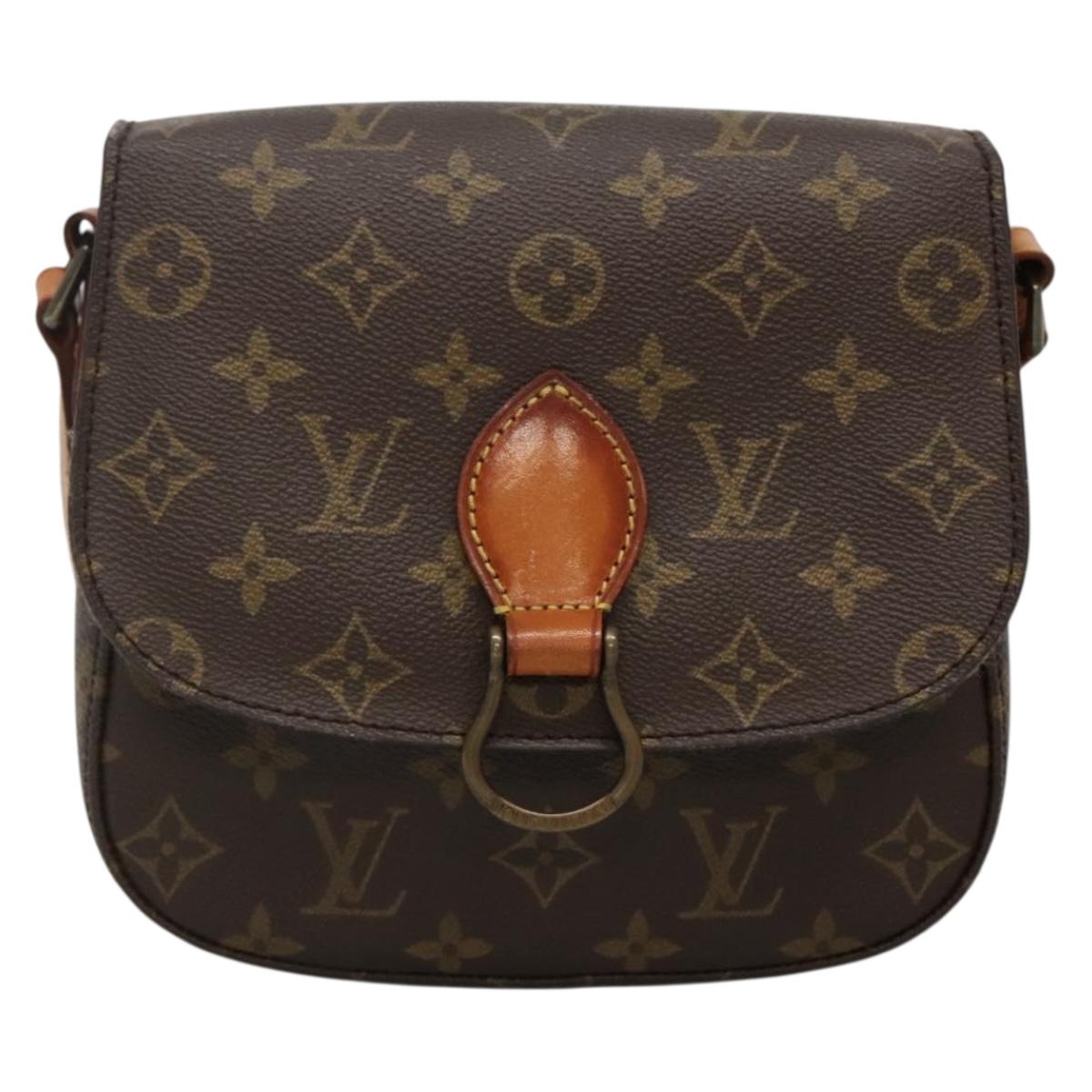 LOUIS VUITTON Monogram Saint Cloud MM Shoulder Bag M51243 LV Auth 134803