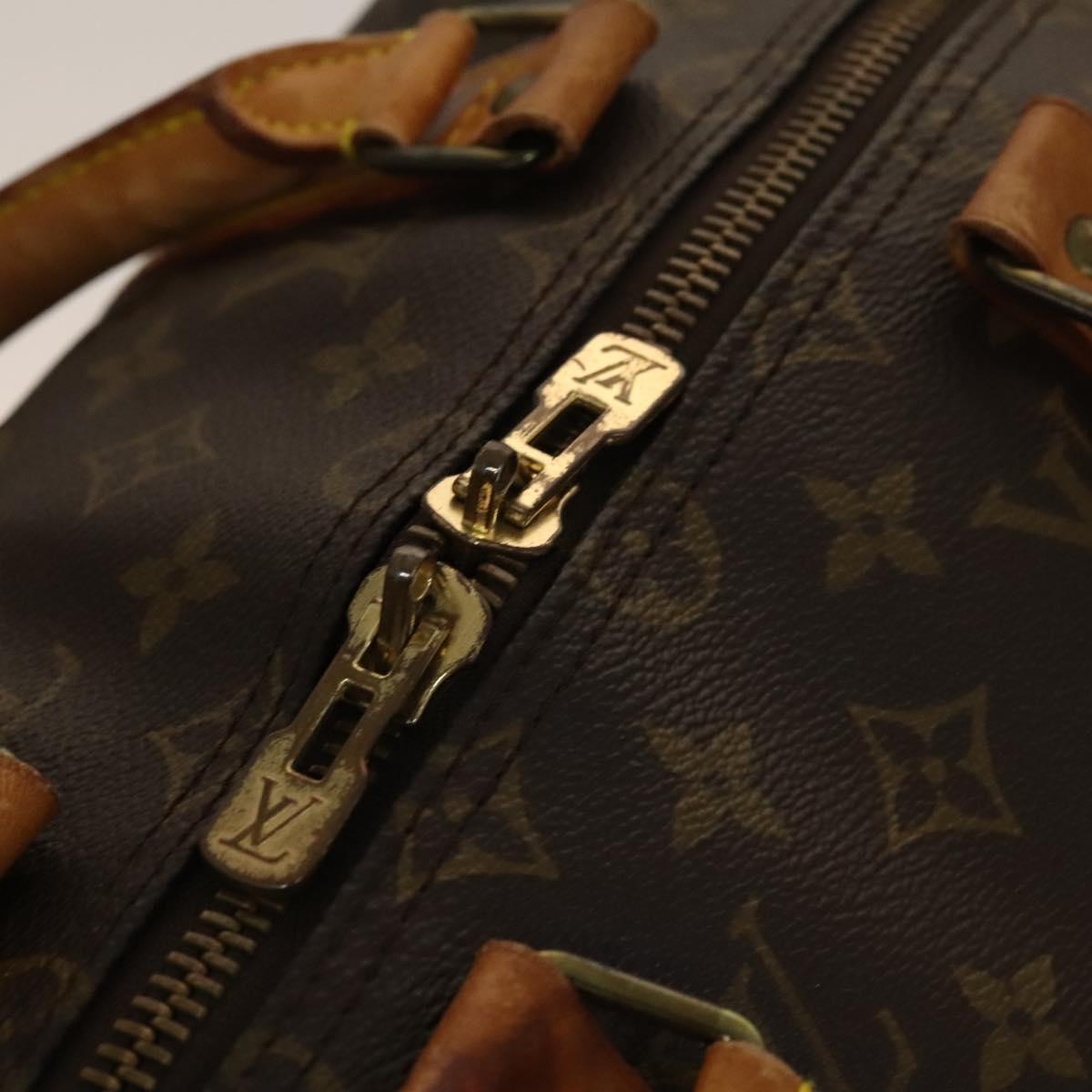 LOUIS VUITTON Monogram Keepall Bandouliere 50 Boston Bag M41416 LV Auth 134816