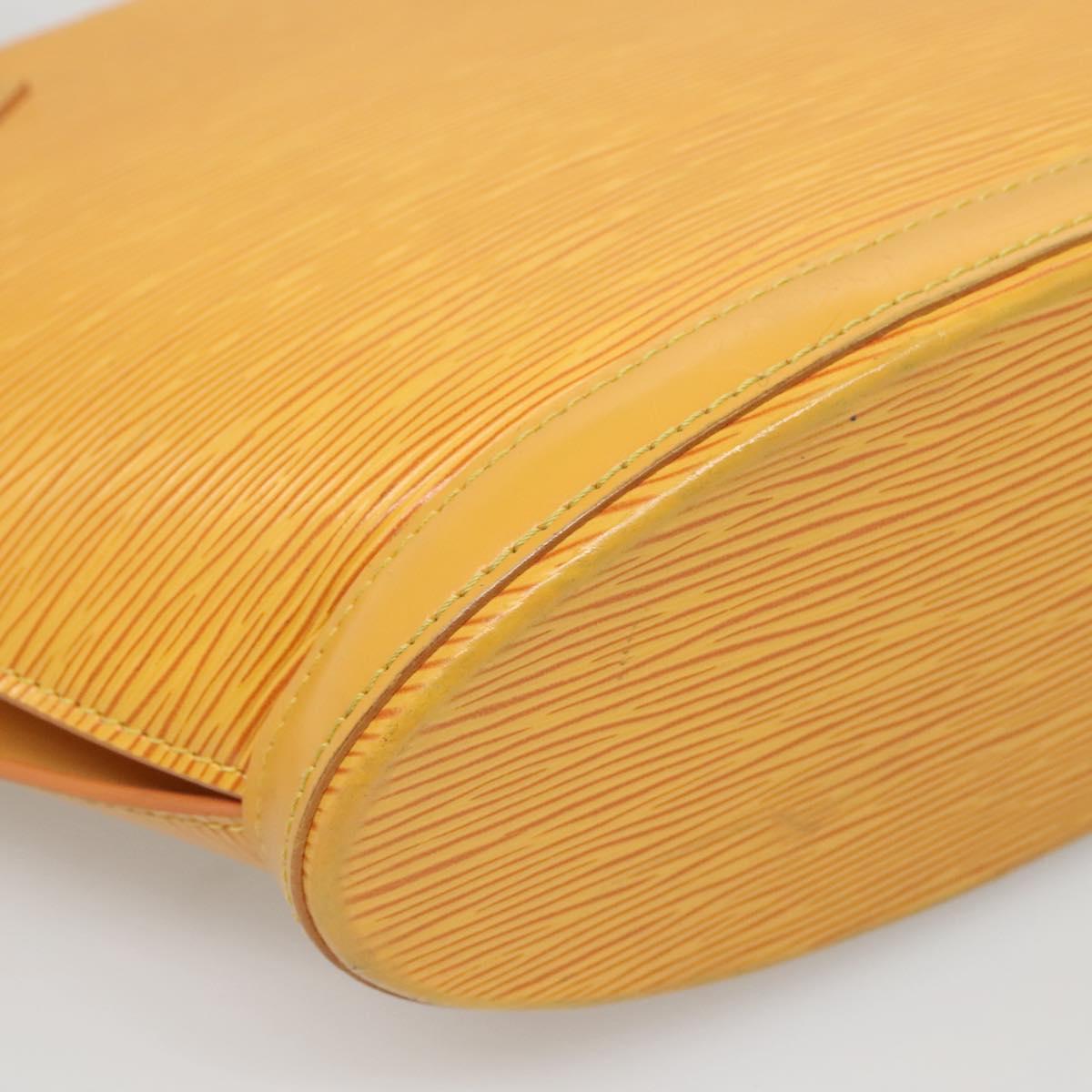 LOUIS VUITTON Epi Saint Jacques Poignees Long Bag Yellow M52339 LV Auth 134834