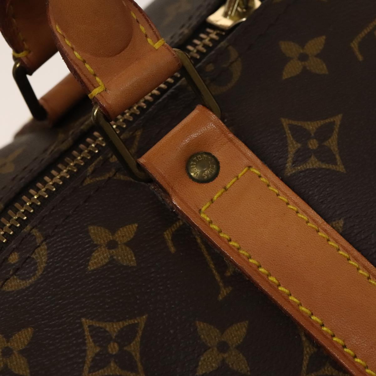 LOUIS VUITTON Monogram Keepall 55 Boston Bag M41424 LV Auth 134846