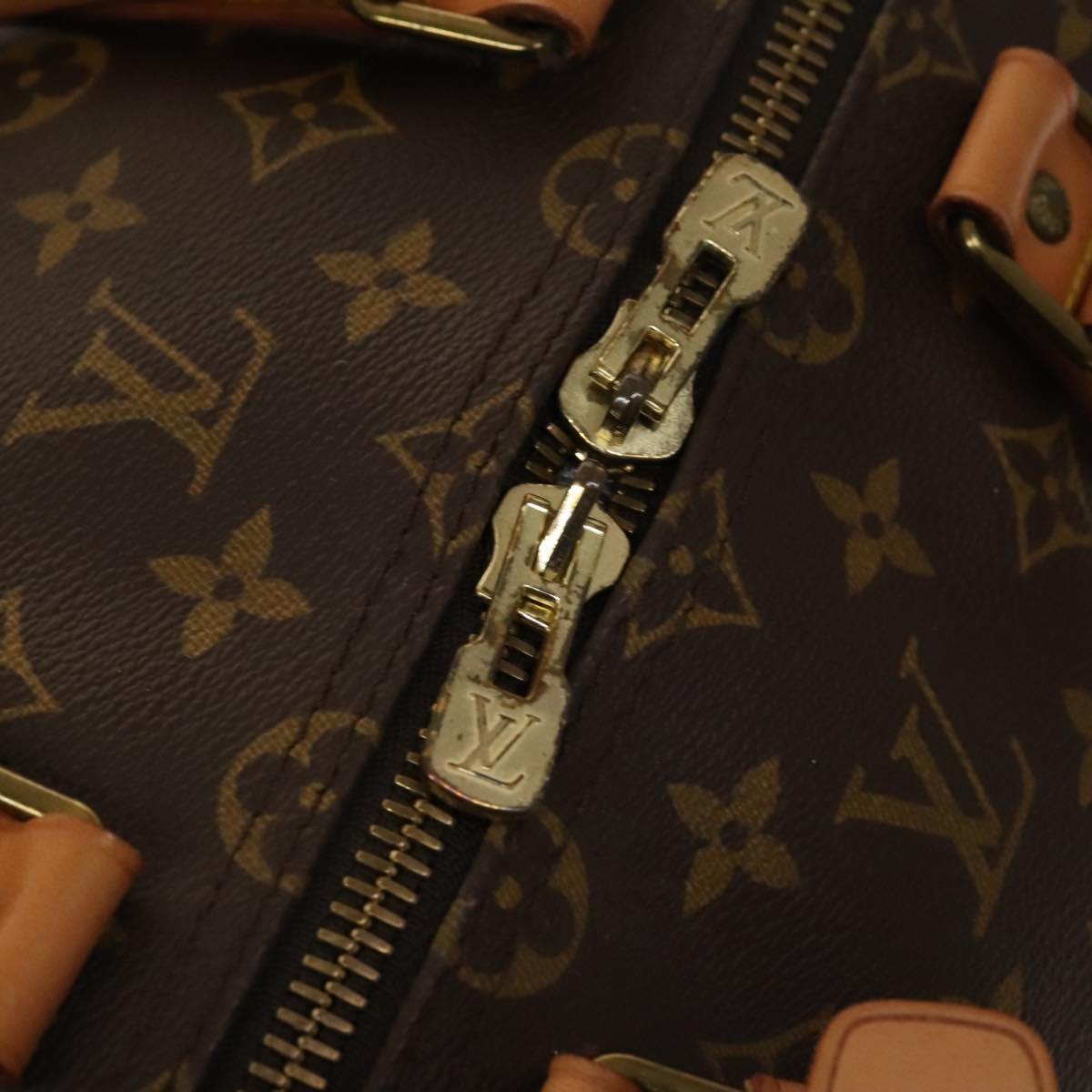 LOUIS VUITTON Monogram Keepall 55 Boston Bag M41424 LV Auth 134846