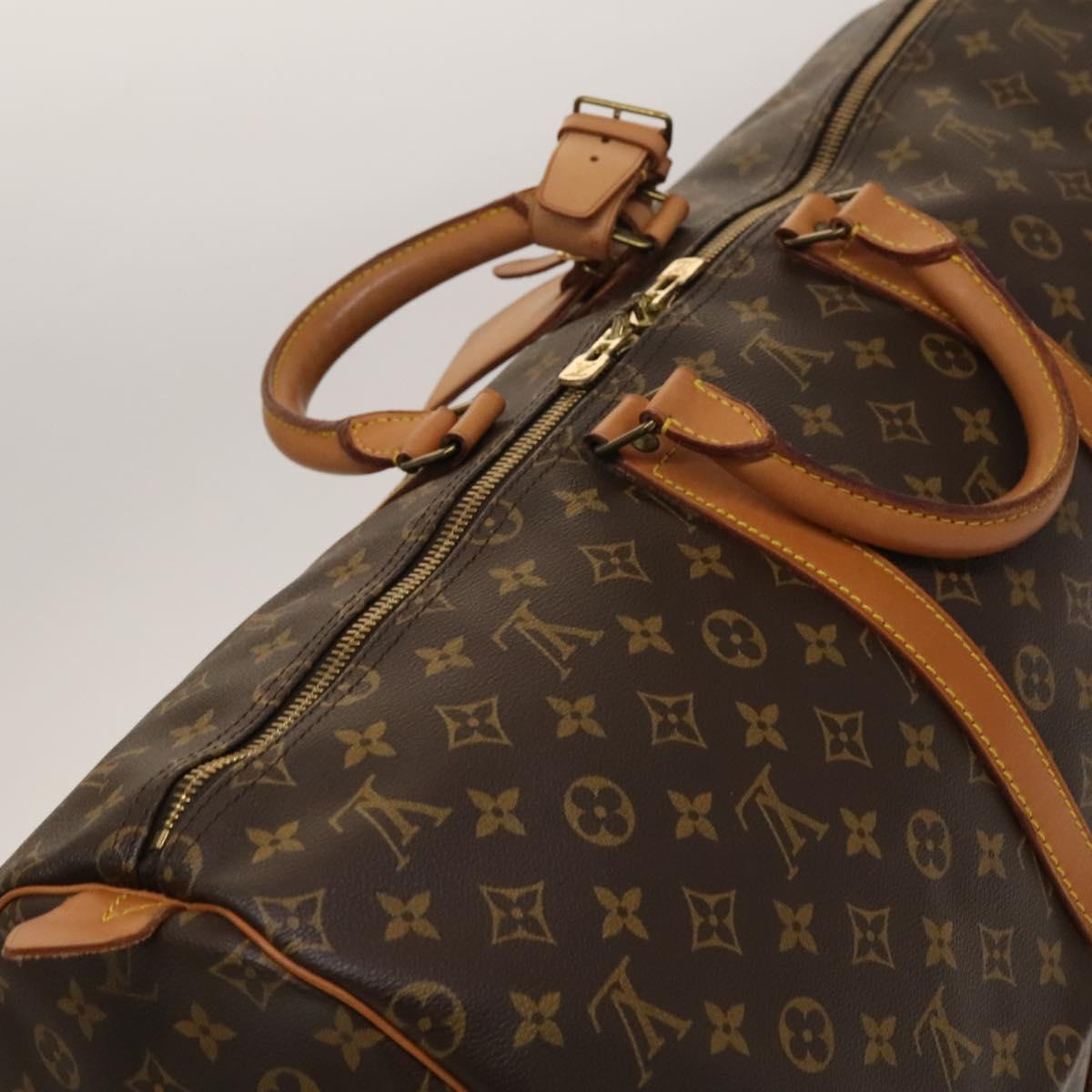 LOUIS VUITTON Monogram Keepall 55 Boston Bag M41424 LV Auth 134846