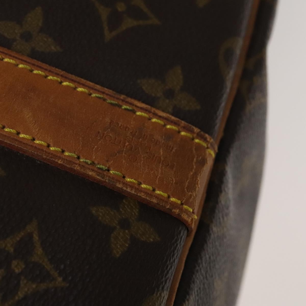 LOUIS VUITTON Monogram Keepall Bandouliere 55 Boston Bag M41414 LV Auth 134849