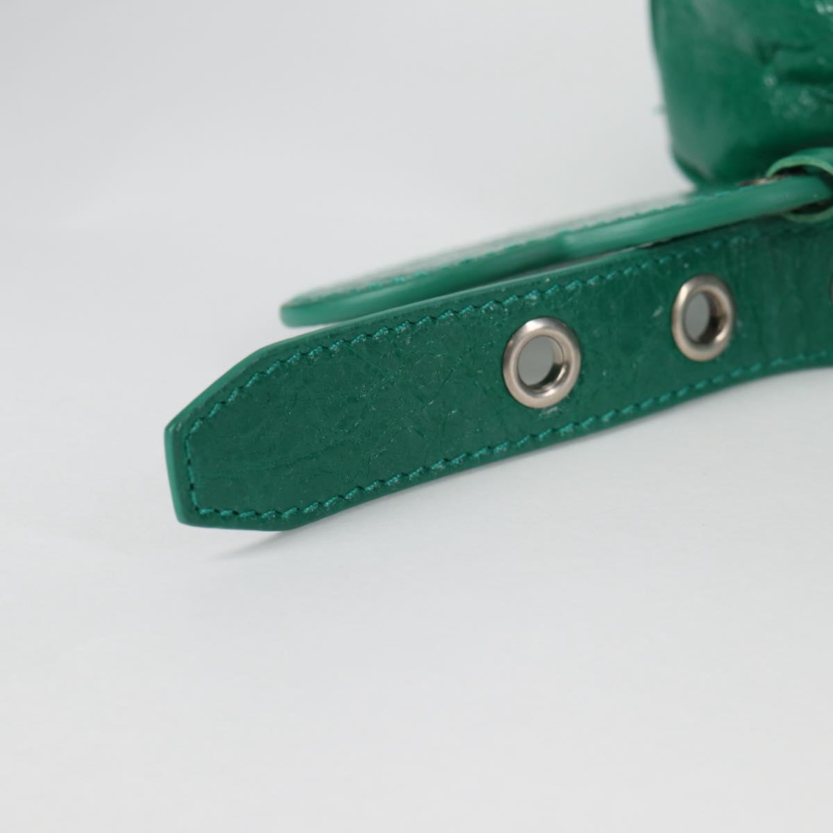 BALENCIAGA Le Cagole XS Shoulder Bag Leather 2way Green 671309 Auth 134862M