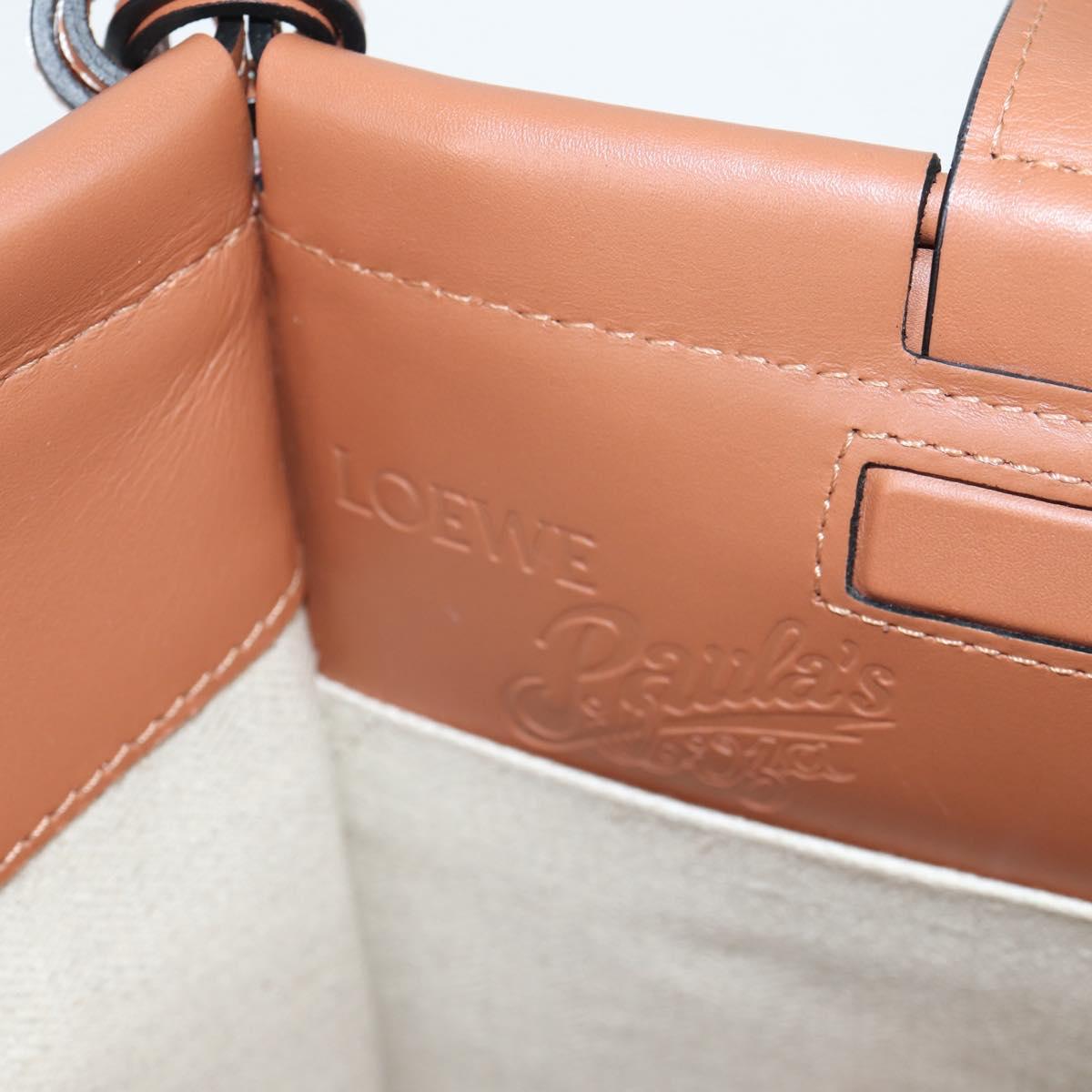 LOEWE Anagram Tote Bag Canvas Pink Auth 134869M