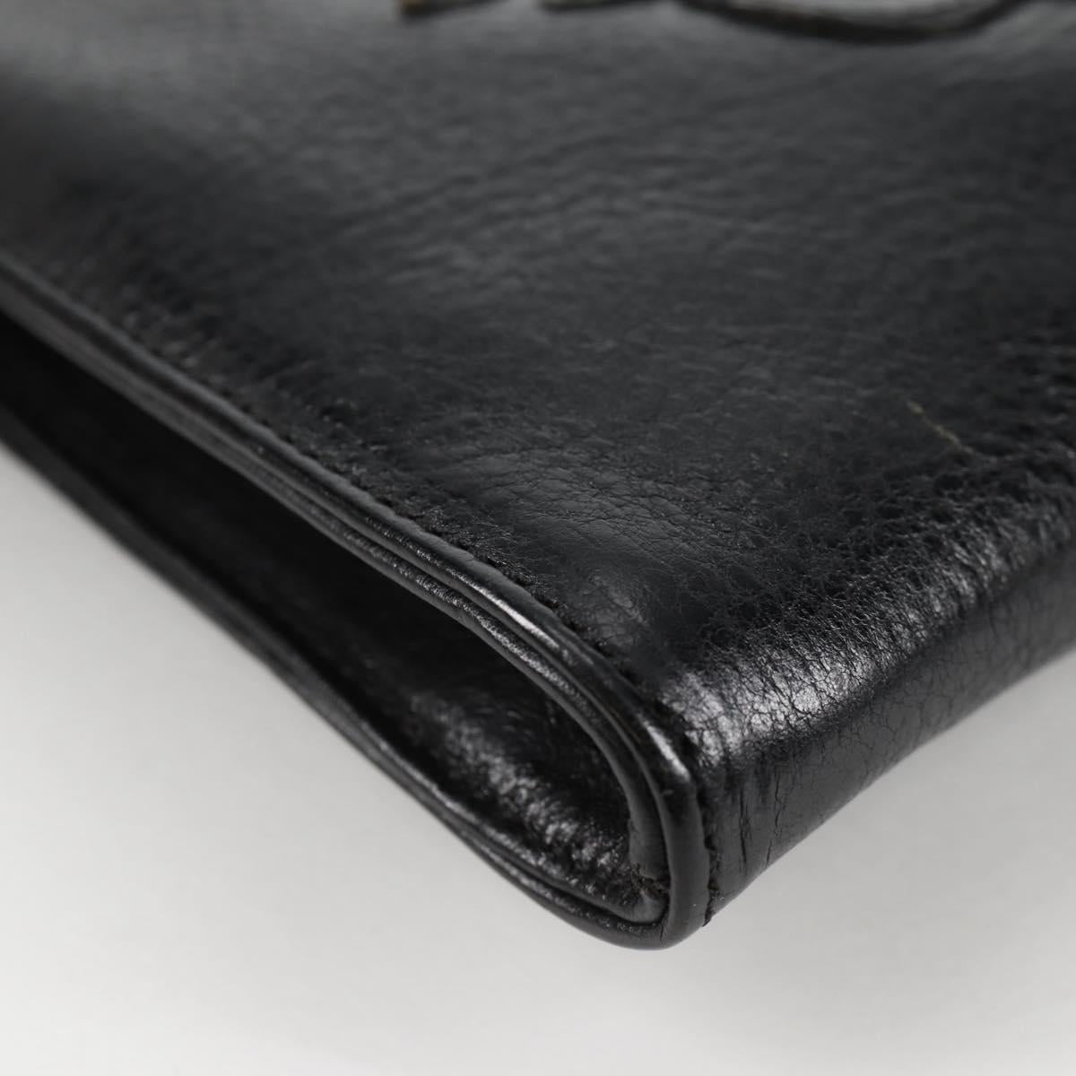 Chrome Hearts Cross Ball Button Gunslinger Bag Leather Black Auth 134879SM