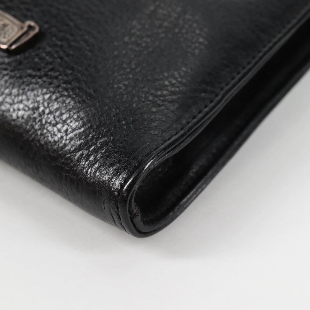 Chrome Hearts Cross Ball Button Gunslinger Bag Leather Black Auth 134879SM