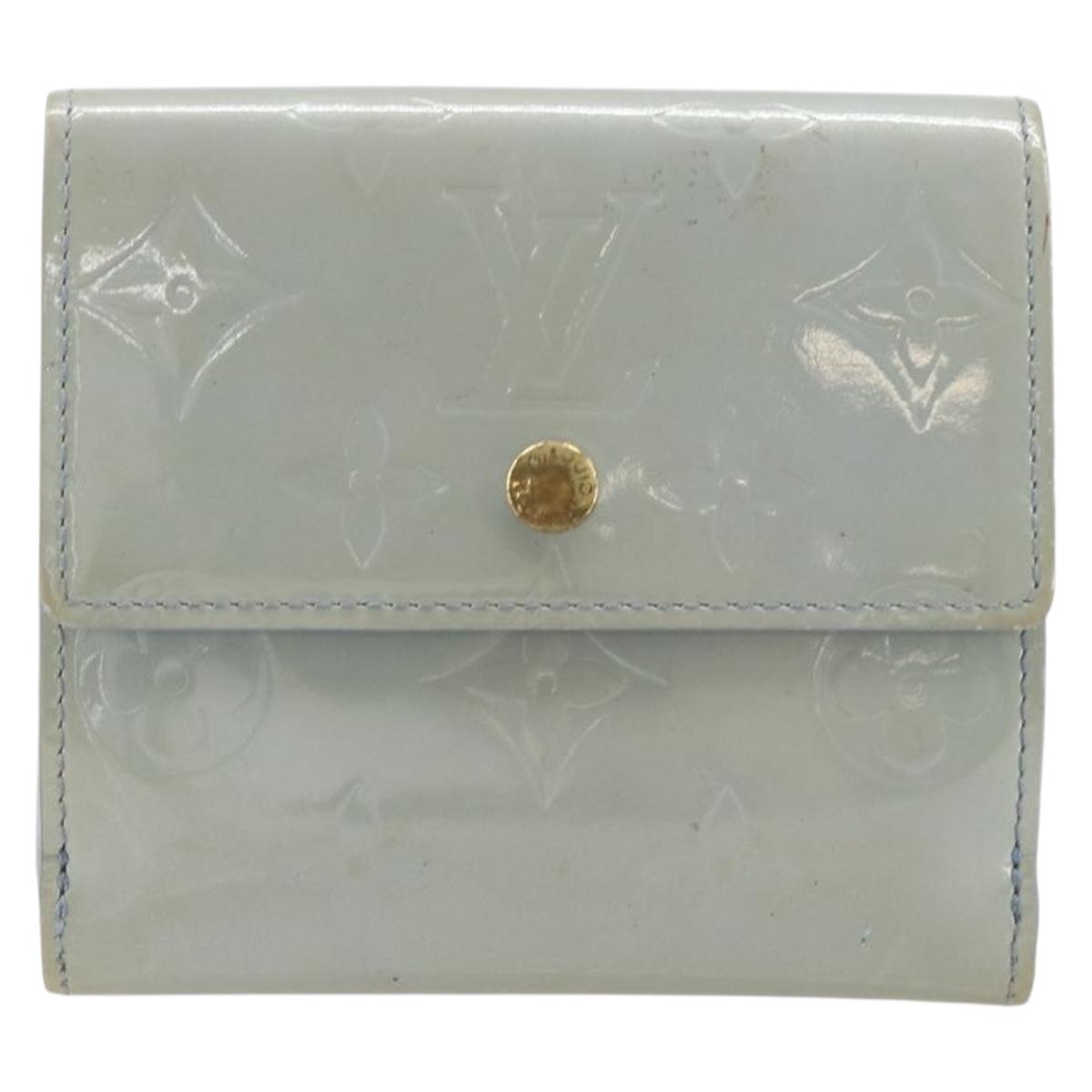 LOUIS VUITTON Vernis Porte Monnaie Bier Cartes Crdit Wallet M91247 Auth 134889