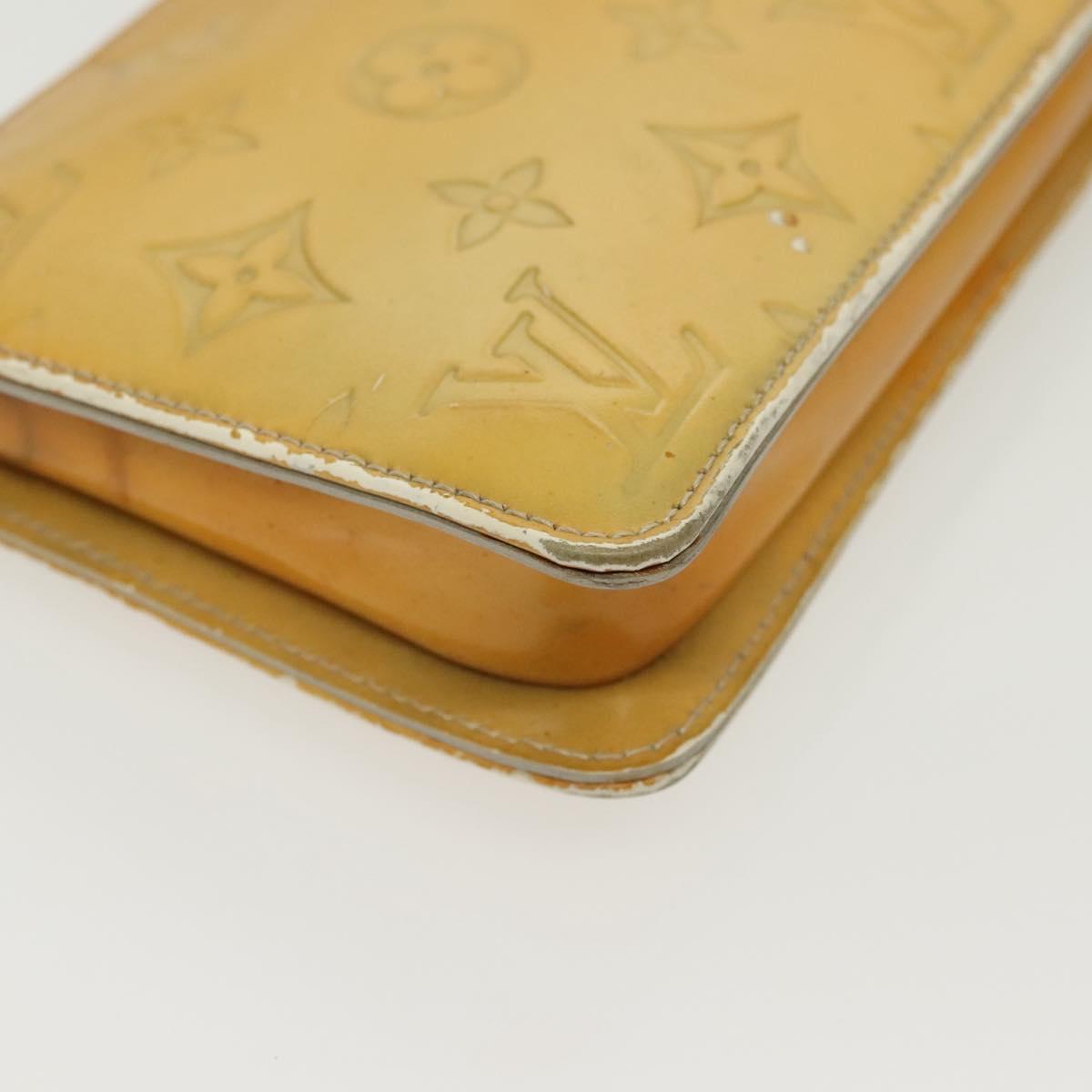 LOUIS VUITTON Monogram Vernis Lexington Accessory Pouch Gris M91056 Auth 134903