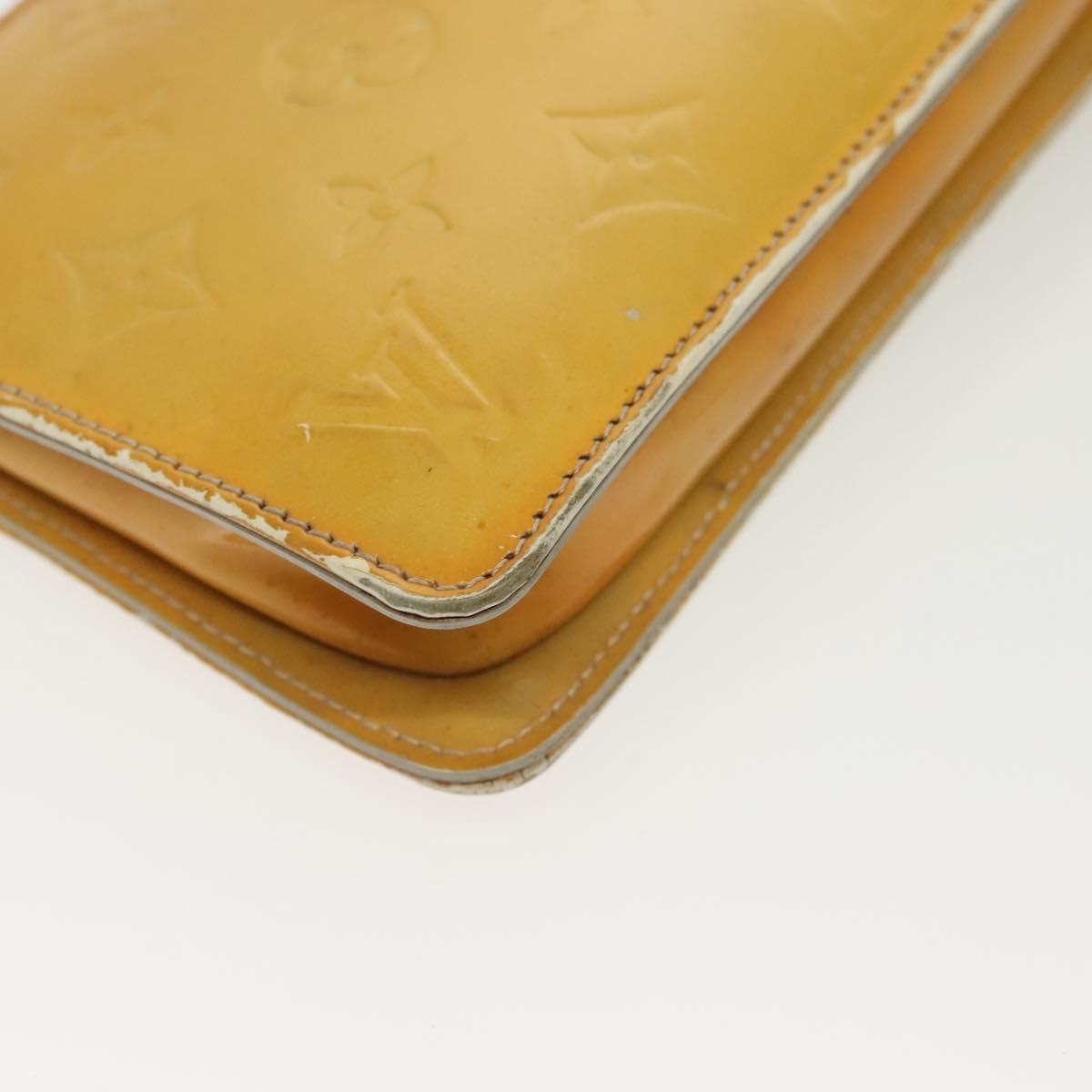 LOUIS VUITTON Monogram Vernis Lexington Accessory Pouch Gris M91056 Auth 134903