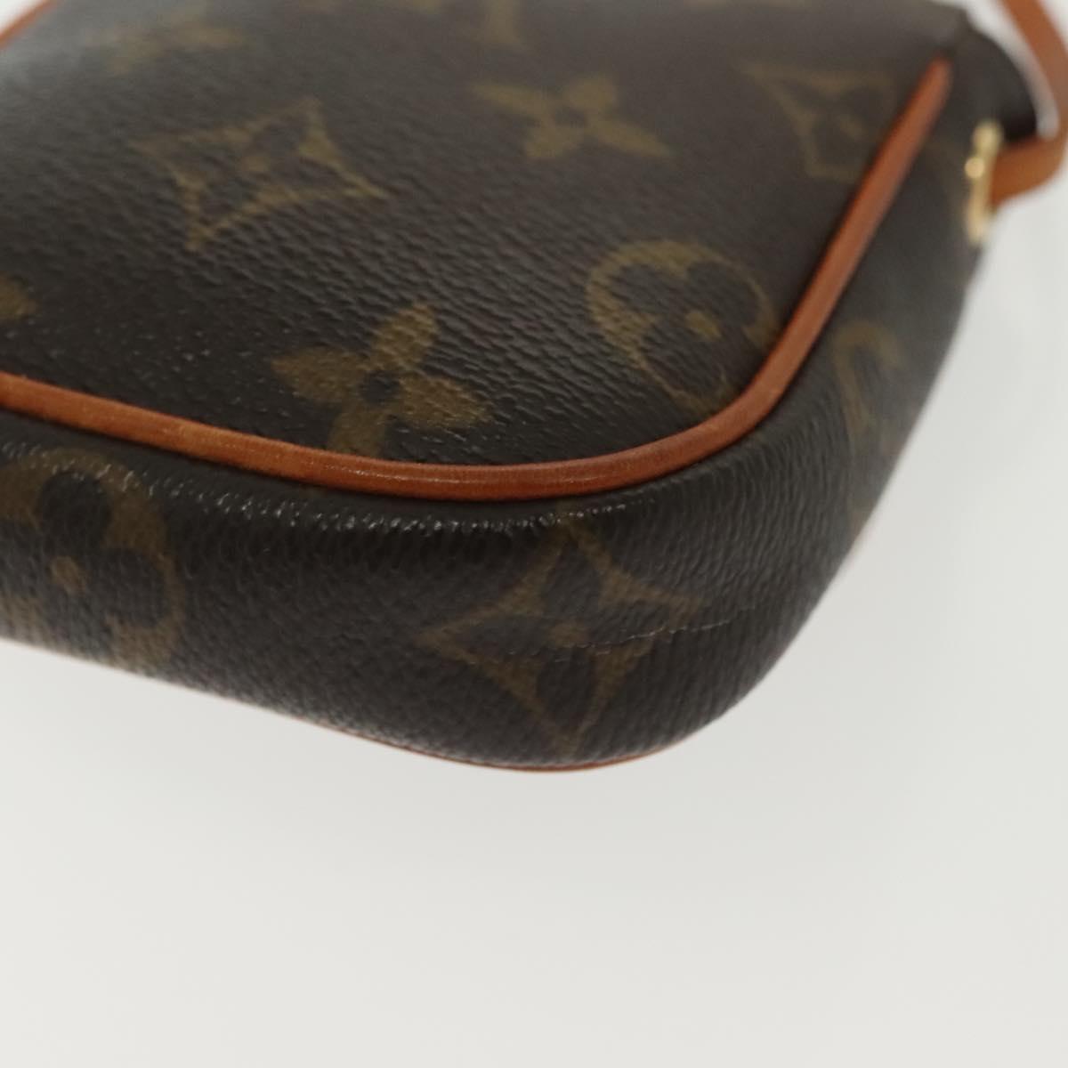LOUIS VUITTON Monogram Pochette Cancun Shoulder Bag M60018 LV Auth 134905