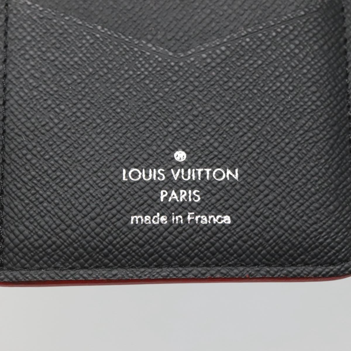 LOUIS VUITTON Damier Graphite Alps Organizer De Poch Case N60130 LV Auth 134909M