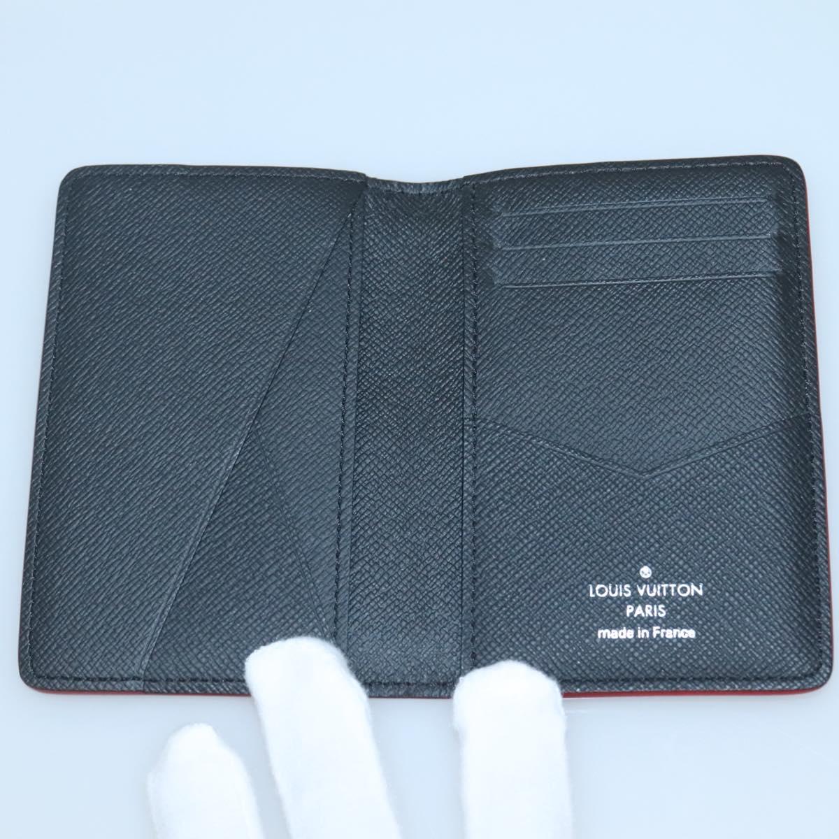 LOUIS VUITTON Damier Graphite Alps Organizer De Poch Case N60130 LV Auth 134909M