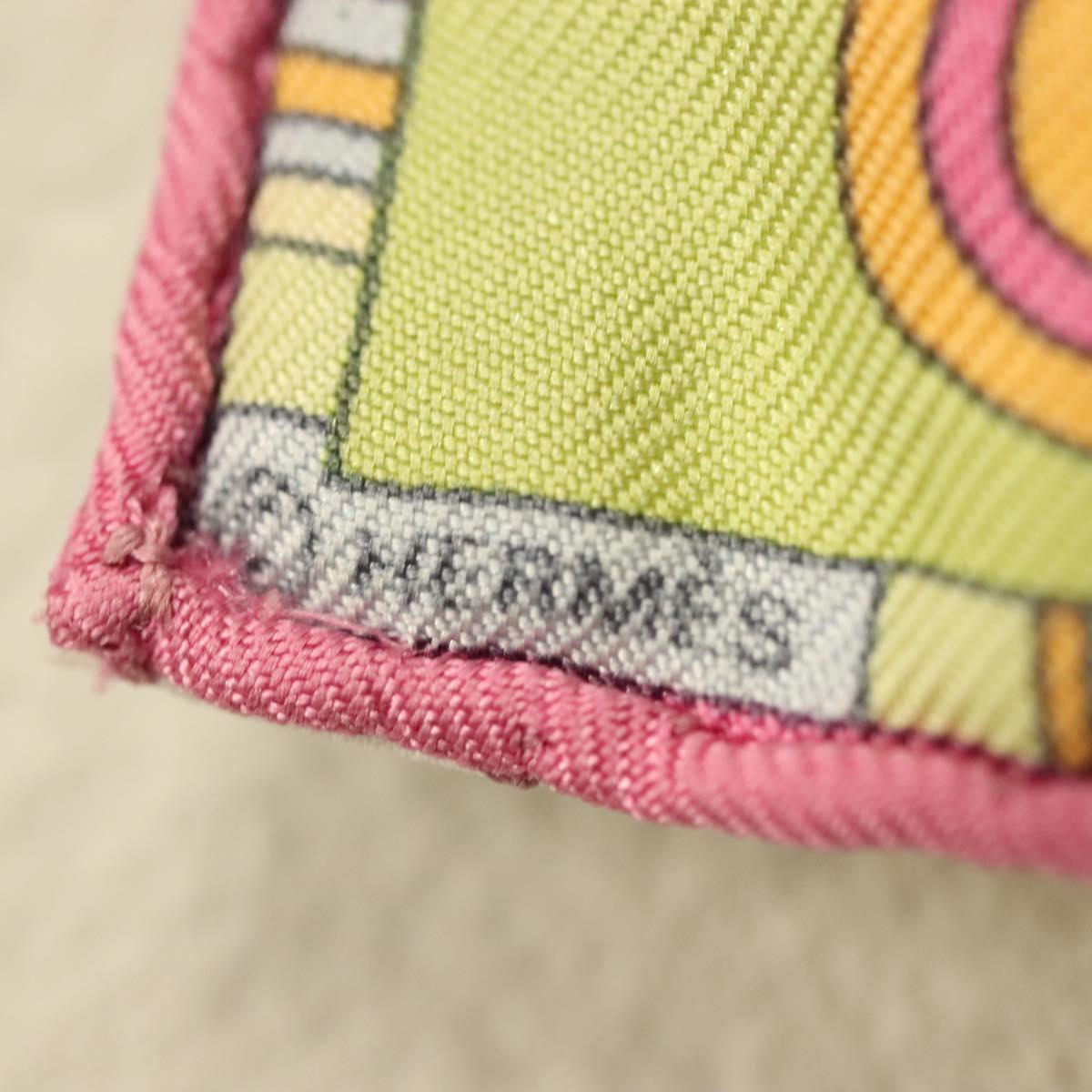 HERMES Carre 40 Scarf ""FRANCE PARIS 24 FBG"" Silk Green Auth 134912M