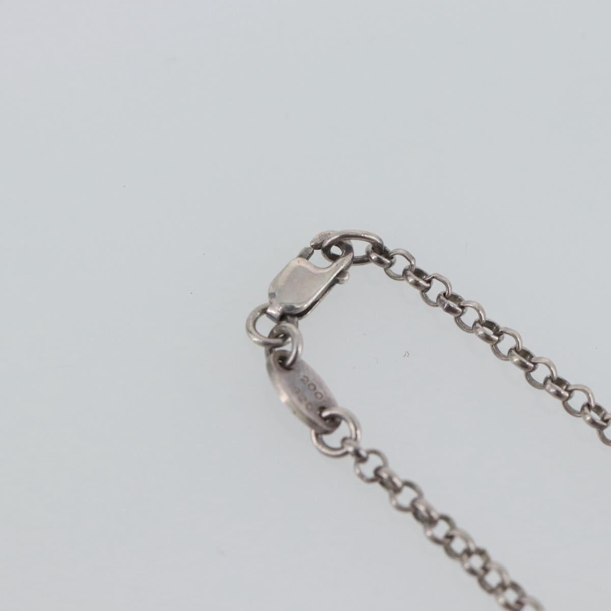 Chrome Hearts Roll Chain Necklace Ag925 Silver Auth 134925M