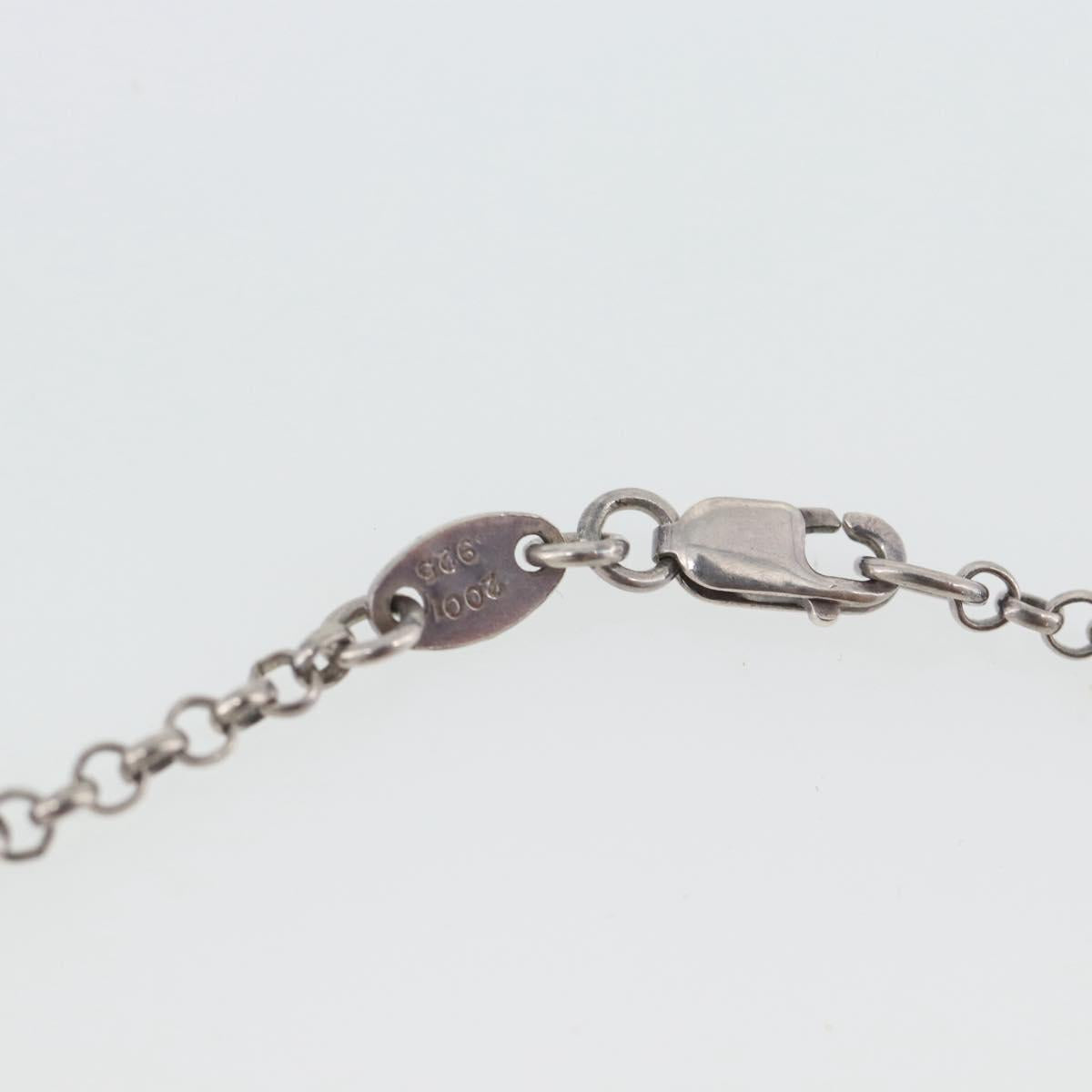 Chrome Hearts Roll Chain Necklace Ag925 Silver Auth 134925M