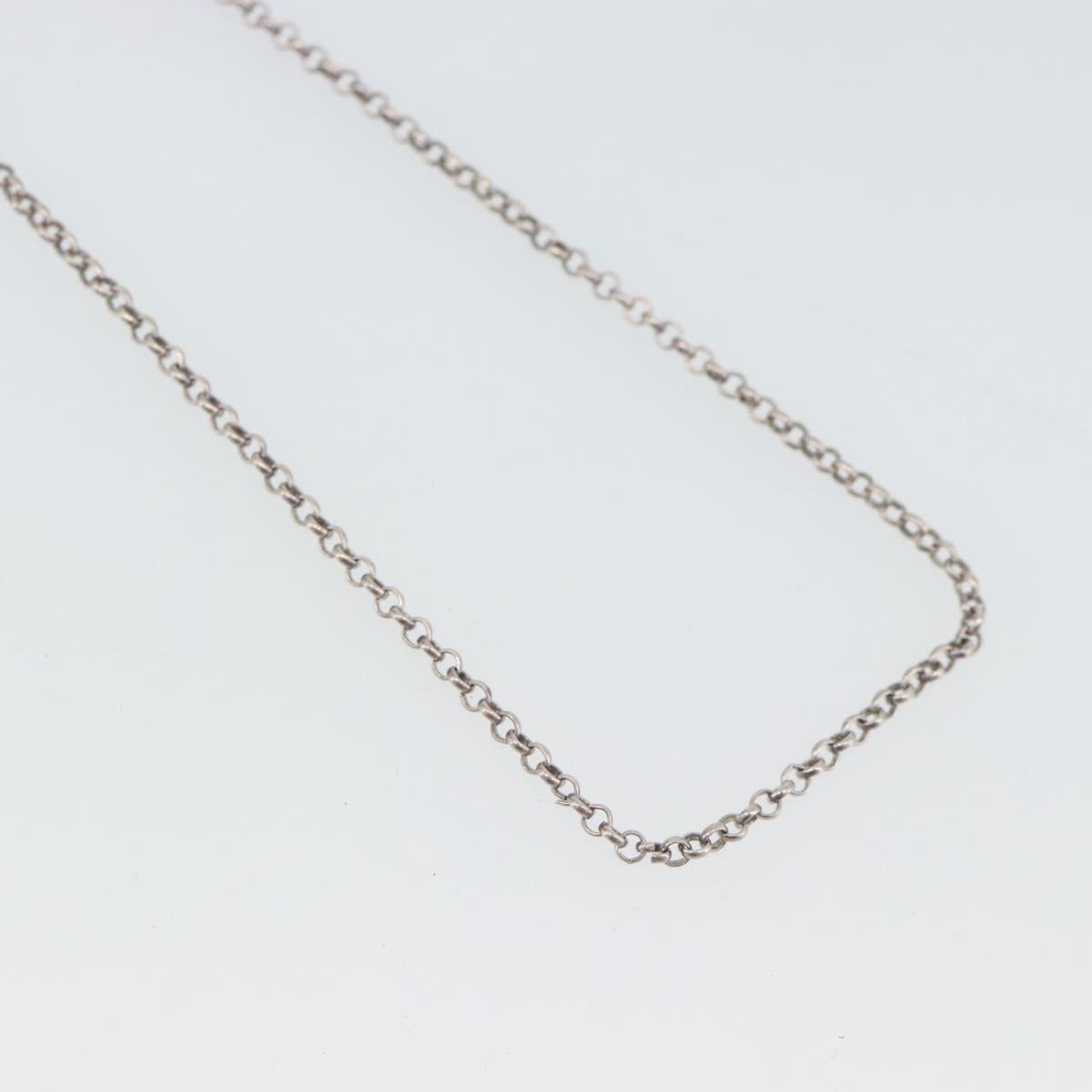 Chrome Hearts Roll Chain Necklace Ag925 Silver Auth 134925M