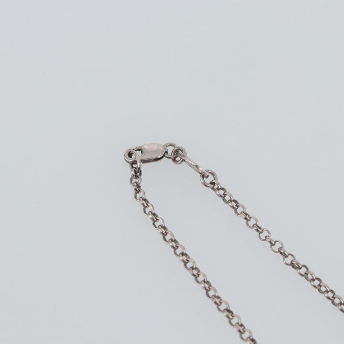 Chrome Hearts Roll Chain Necklace Ag925 Silver Auth 134925M