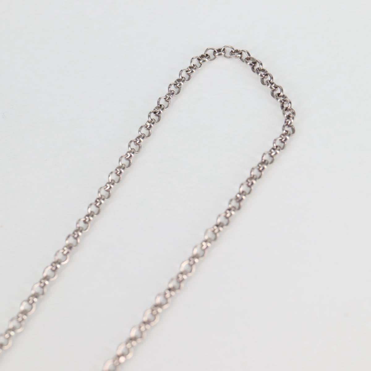Chrome Hearts Roll Chain Necklace Ag925 Silver Auth 134925M