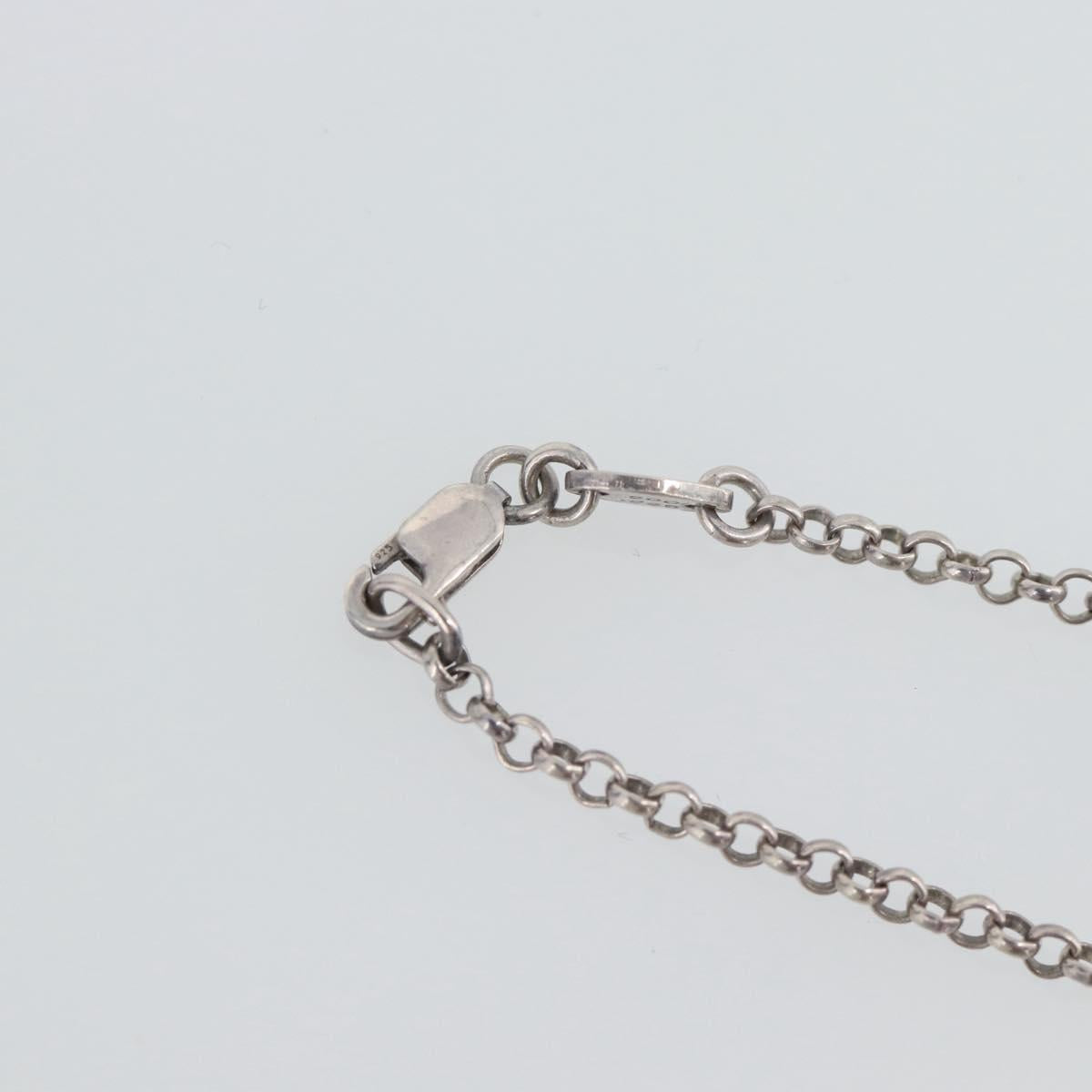Chrome Hearts Roll Chain Necklace Ag925 Silver Auth 134925M