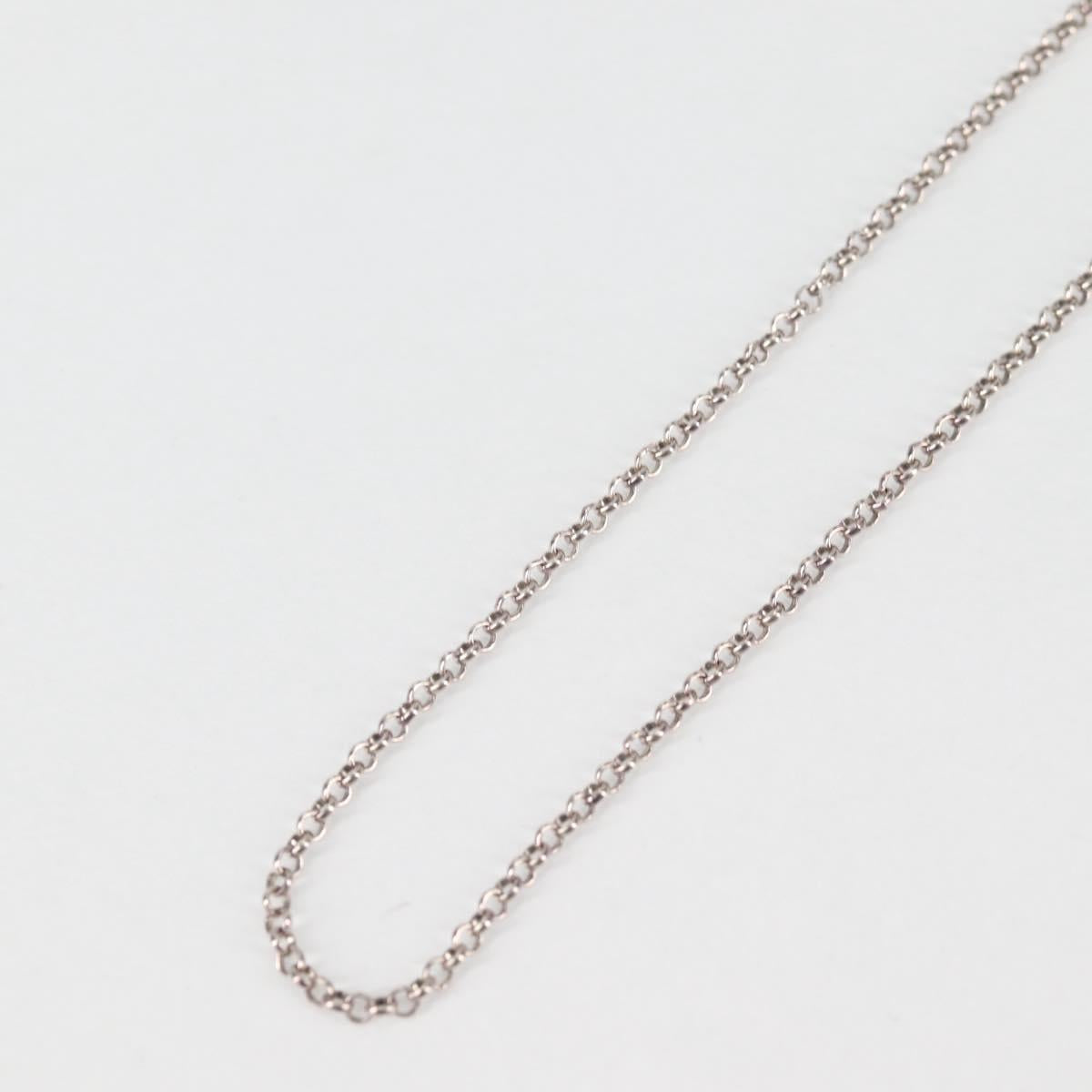 Chrome Hearts Roll Chain Necklace Ag925 Silver Auth 134925M