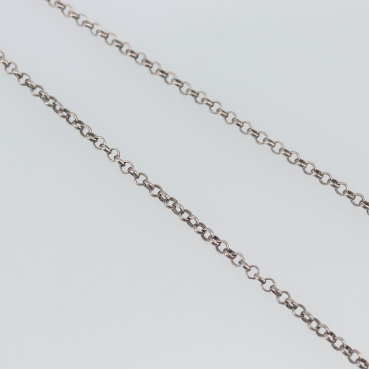 Chrome Hearts Roll Chain Necklace Ag925 Silver Auth 134925M