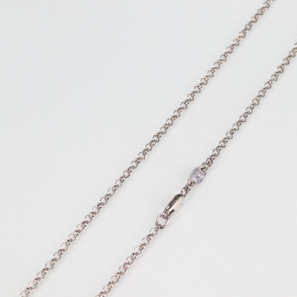 Chrome Hearts Roll Chain Necklace Ag925 Silver Auth 134925M
