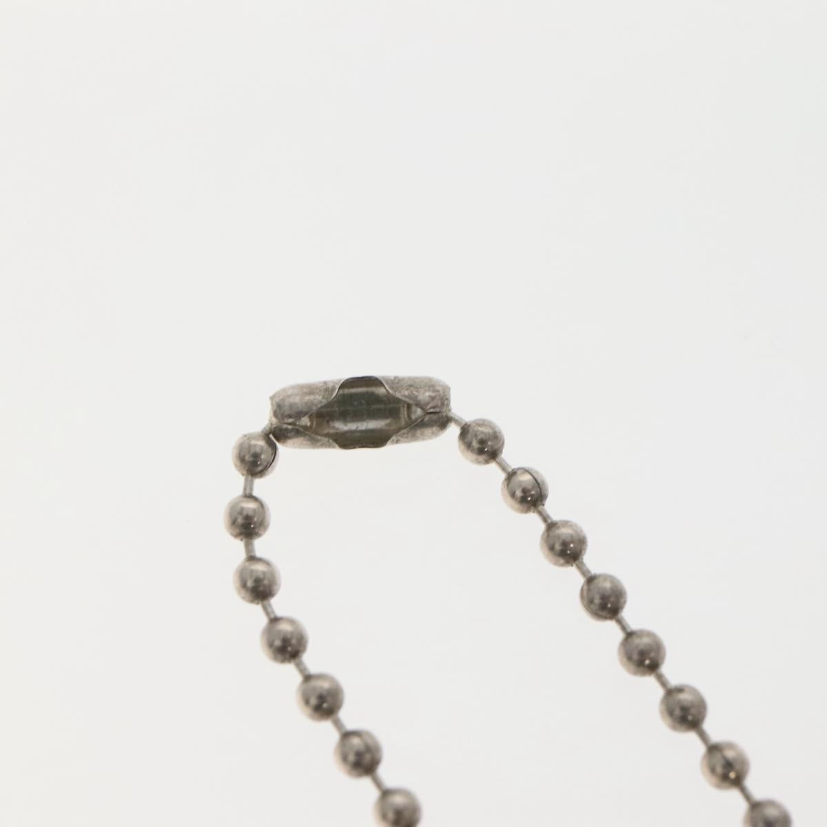 Chrome Hearts Pendant Tiny Dog Tag RS Cross Necklace Ag925 Silver Auth 134926M