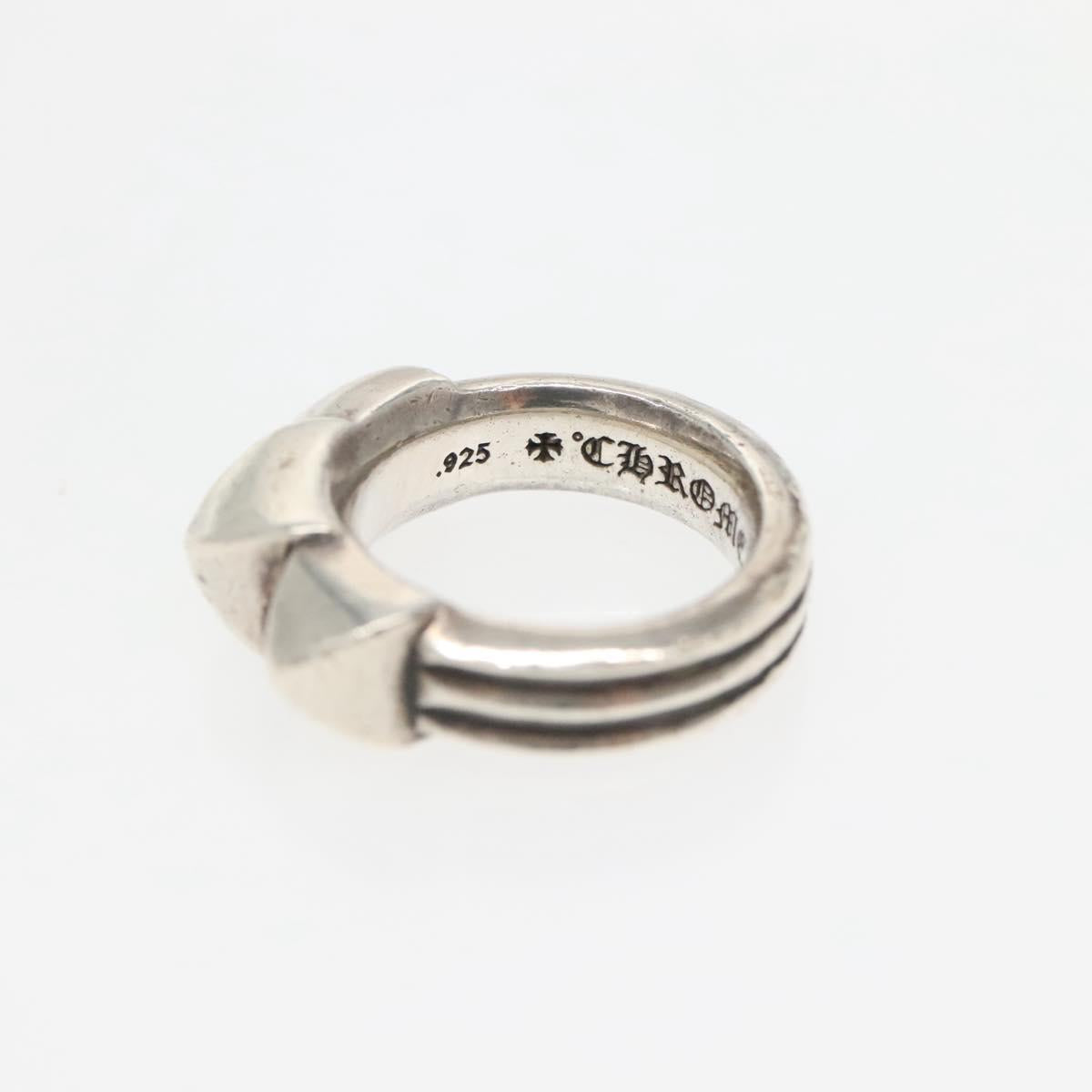 Chrome Hearts Waxed punk Ring Ag925 Silver Auth 134928M