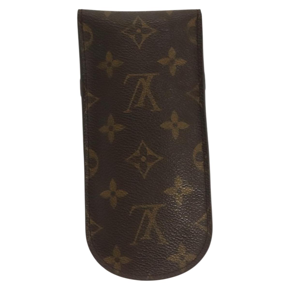 LOUIS VUITTON Monogram Etui Lunette Rabat Glasses Case M62970 LV Auth 134935