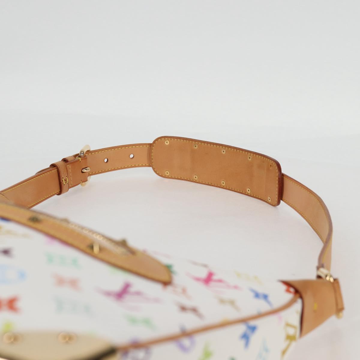 LOUIS VUITTON Monogram Multicolor Boulogne Bag White M92660 Auth 134950SAV