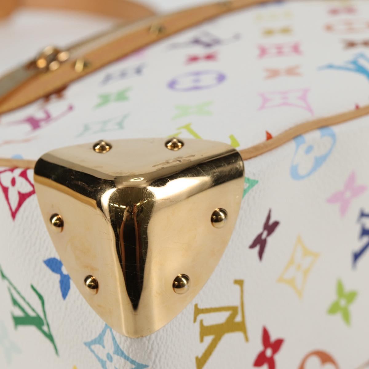 LOUIS VUITTON Monogram Multicolor Boulogne Bag White M92660 Auth 134950SAV