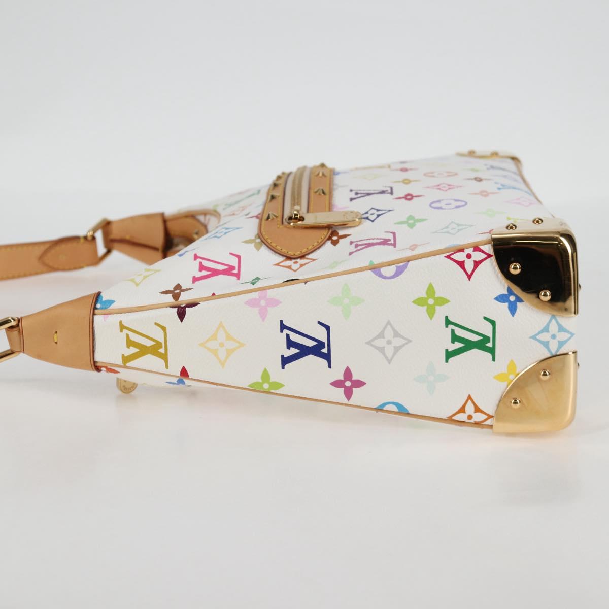 LOUIS VUITTON Monogram Multicolor Boulogne Bag White M92660 Auth 134950SAV