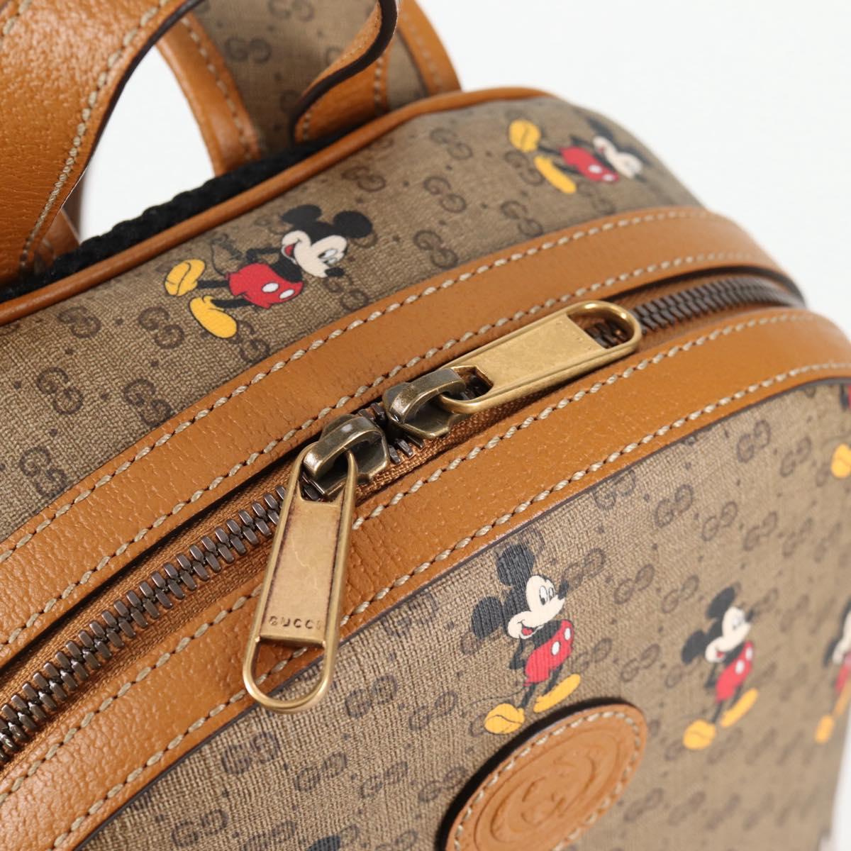 GUCCI Micro GG Supreme Disney Collaboration Backpack PVC 552884 Auth 134962M