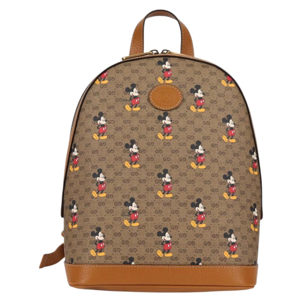 GUCCI Micro GG Supreme Disney Collaboration Backpack PVC 552884 Auth 134962M
