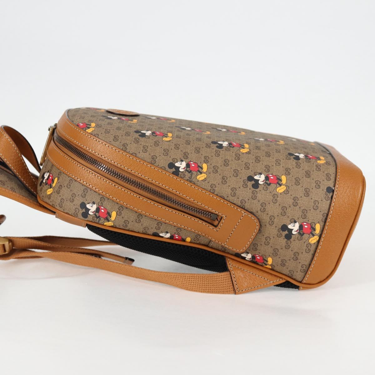 GUCCI Micro GG Supreme Disney Collaboration Backpack PVC 552884 Auth 134962SM