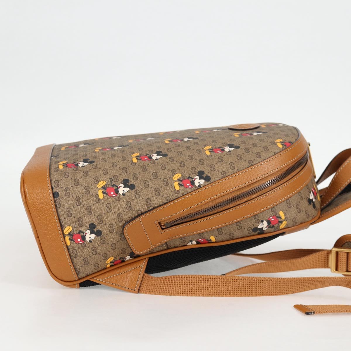 GUCCI Micro GG Supreme Disney Collaboration Backpack PVC 552884 Auth 134962SM