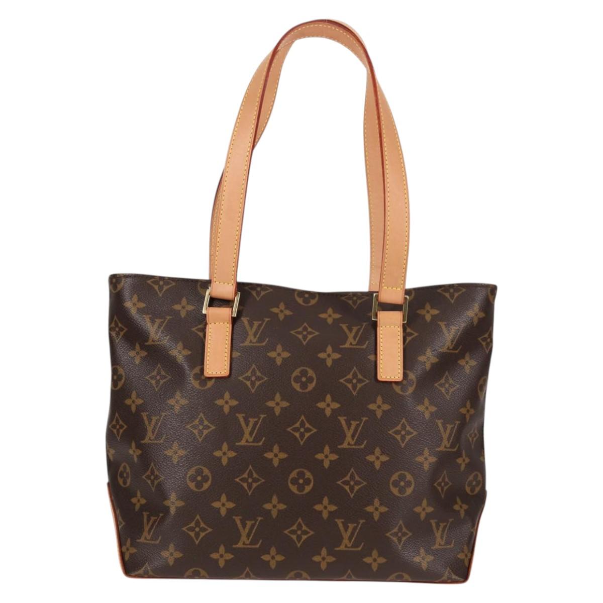 LOUIS VUITTON Monogram Cabas Piano Tote Bag M51148 LV Auth 134963V