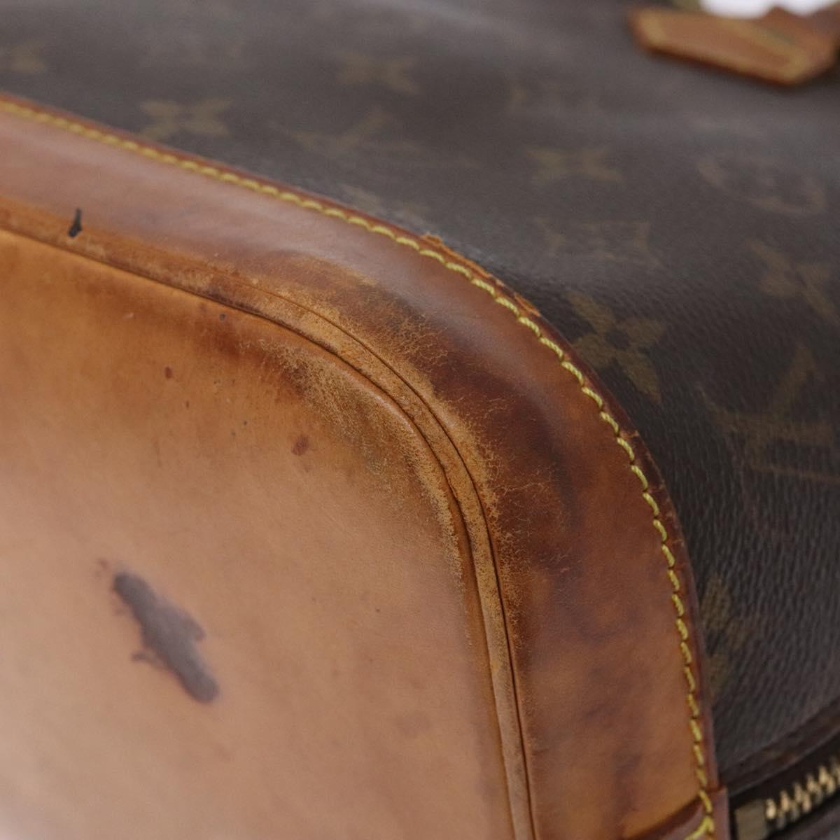 LOUIS VUITTON Monogram Alma Hand Bag M51130 LV Auth 135005